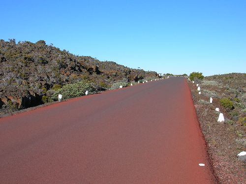 route du volcan, de Bourg-Murat au Pas de Bellecombe.