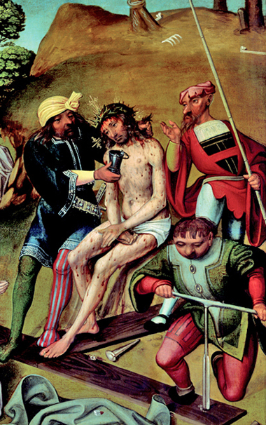 6 Cornelis Engelbrechtsz La Mise en croix vers 1500.   BD.jpg