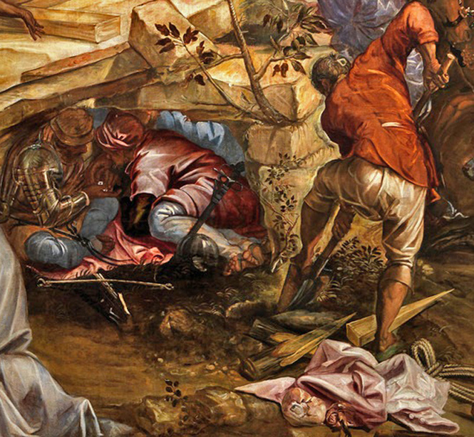 Tintoretto_crucifixion-dét D les dés le creusement.jpg