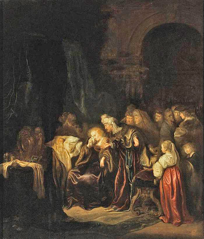 4 - Salomon_Koninck_Batsheba pleure la mort de son fils_1640 Coll.   BD.jpg