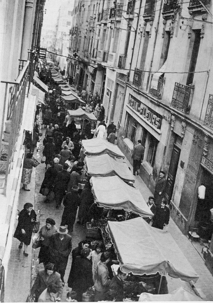 Marché rue de la Bastille