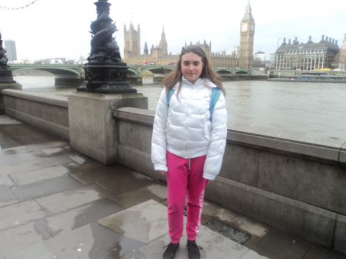 Océane à Londres : Février 2014
