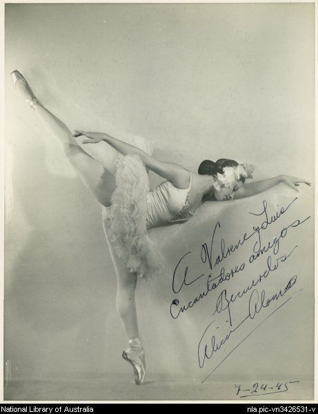 Alicia Alonso en 1945 