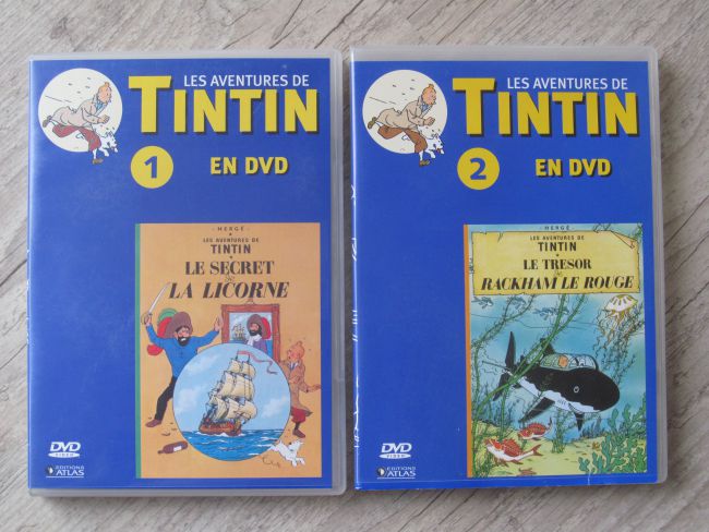 DVD Tintin, Fr. 3,-- pièce