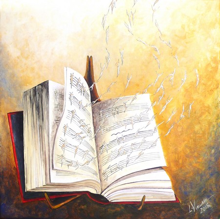 L'envol des Notes- 40x40 cm.JPG