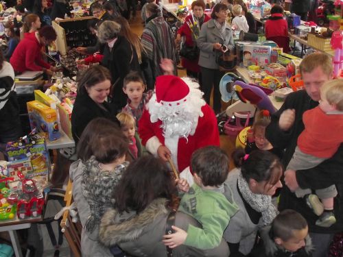 Marché de Noël 2013: le père Noël était bien là