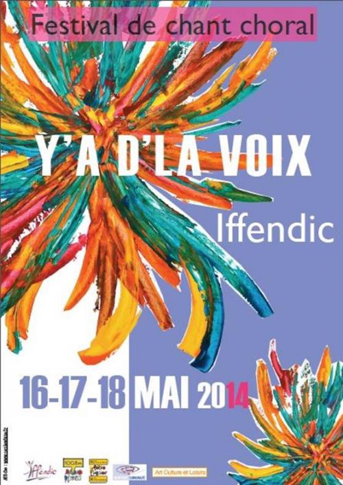 Affiche Y'a d'la voix - festival de chant choral - 2014