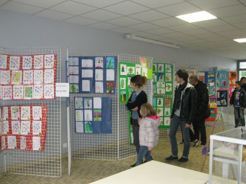 Marché de noël 2014 - exposition des dessins