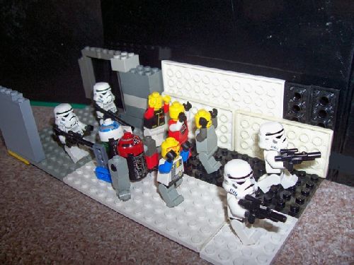 la capture des rebelles par les stormtroopers
