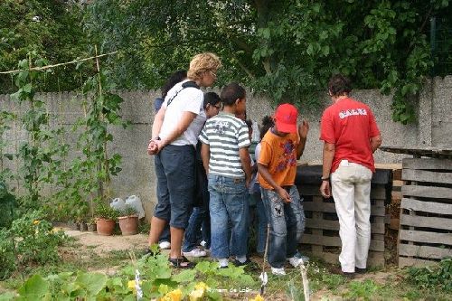 11 aout 2009 : Les enfants de la Cité de l'Amitié nous ont rendu visite