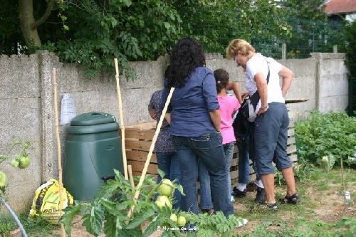 11 aout 2009 : Les enfants de la Cité de l'Amitié nous ont rendu visite