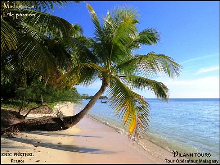 À la plage de Sainte Marie , paradis de la côte est .