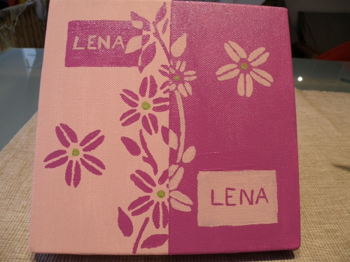 Petit tableau pour Léna