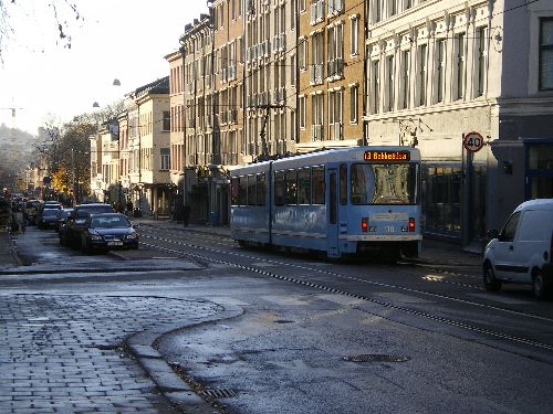 tramway centre d'oslo