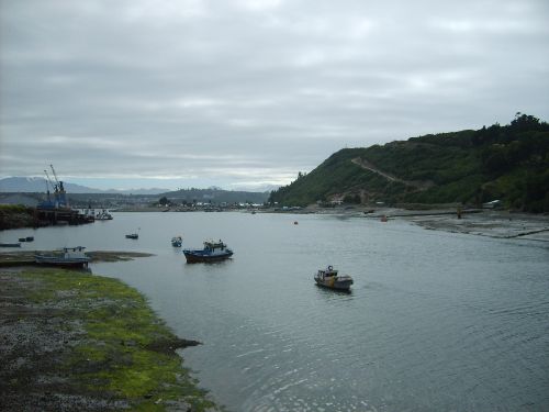 Port d'Angelmo et île Tenglo.