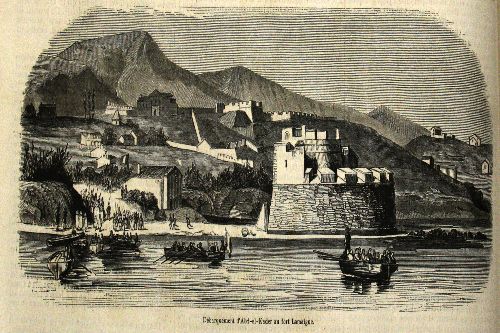 Arrivée au fort Lamalgue, Toulon