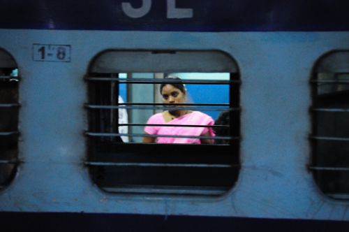Chennai central, avant le départ du train de nuit pour Cochin