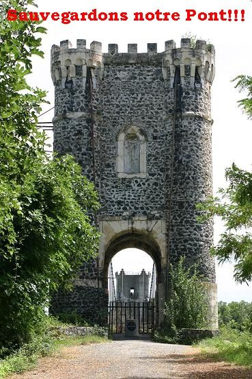 Le Pont suspendu de Rochemaure