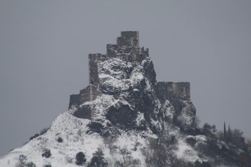 Le Château sous la neige.