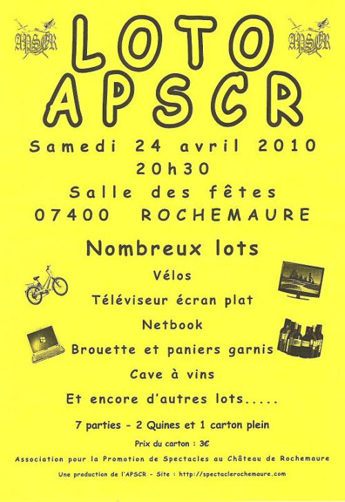 Loto de l'APSCR