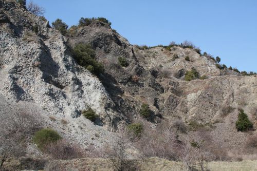 La carrière de Rochemaure.