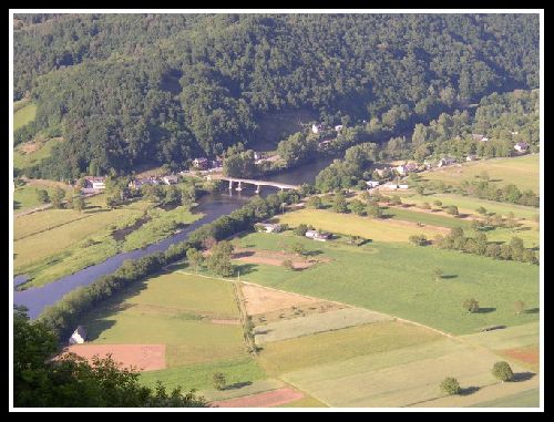 Dordogne vue du pont de Monceaux