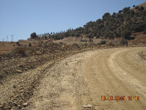 Echchanti, le chantier près d'Ayyard N aicha b alla