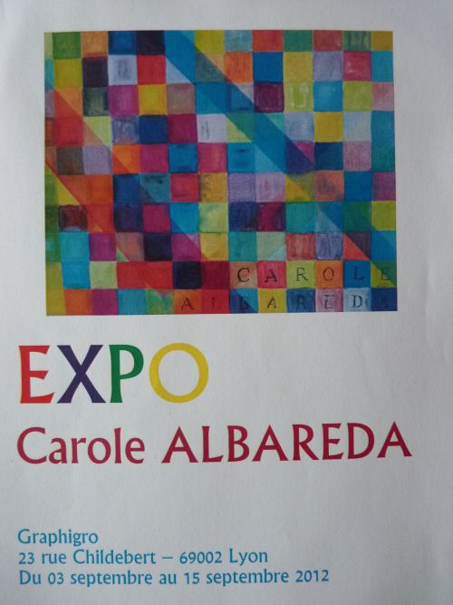 Expo chez Graphigro du 03 au 15 septembre 2012