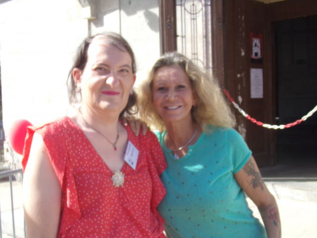 Avec Fiona Gelin (septembre 2018)