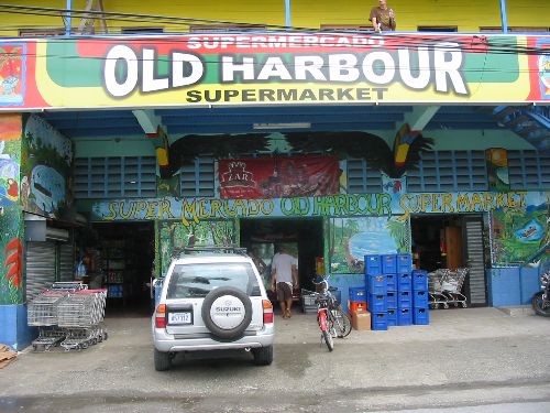 le supermarché de Puerto Viejo