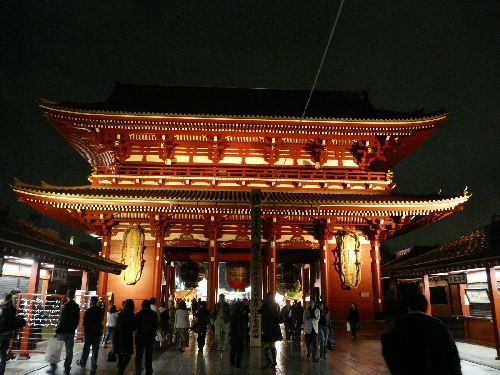 Asakusa le temple de nuit
