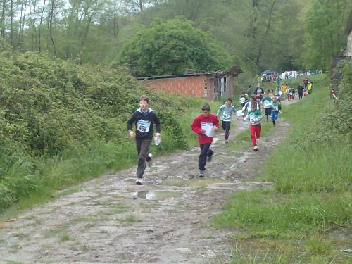 Notre jeune Antoine qui a fait un bon parcours au relais de la Croix Blanche 47 en 2009