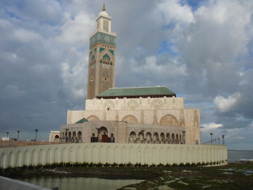 La mosquée de Casablanca.