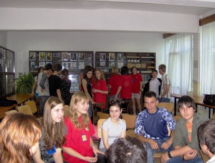 Les eleves roumains et polonais au college