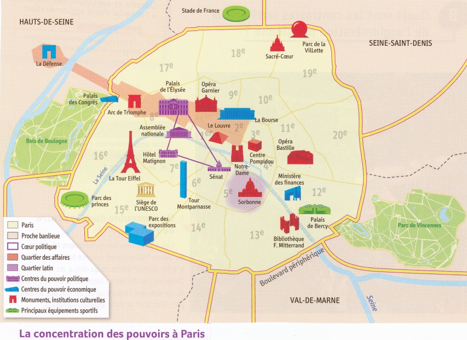 Paris. Lieux de pouvoirs. Carte.jpg
