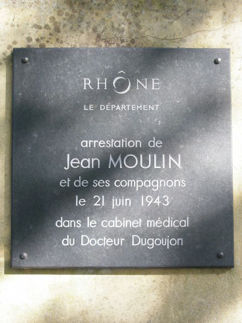 Plaque du département du Rhône.