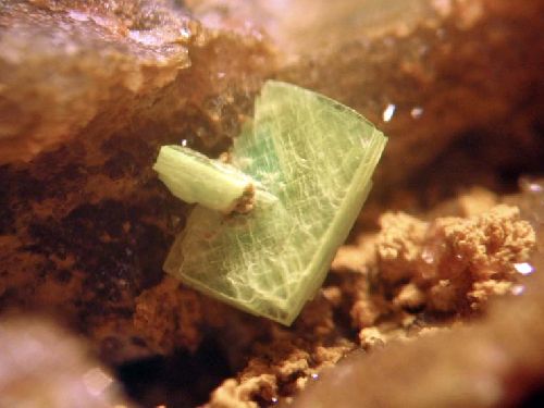 Autunite, mine du Charbonnier