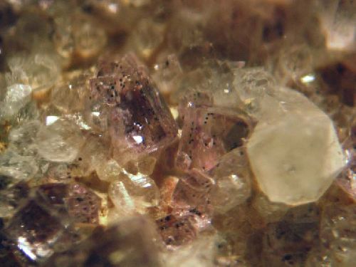 Fluorite et Quartz, mine des Trois Termes
