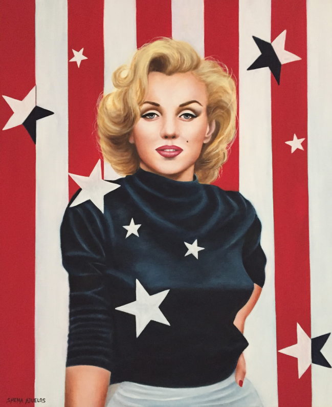 Marilyn ( 73 x 60 ) -  VENDU -