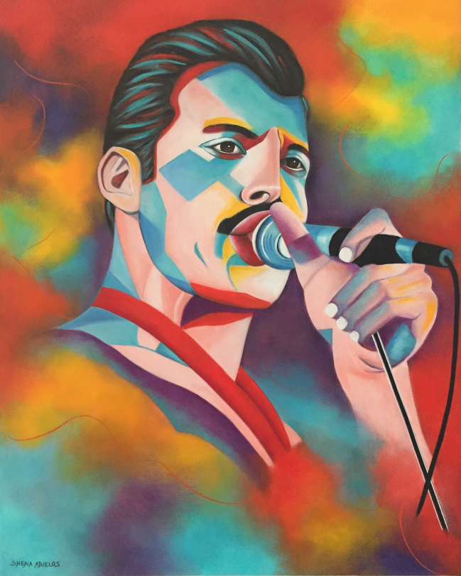 Freddie Mercury ( 81 x 65 ) VENDU