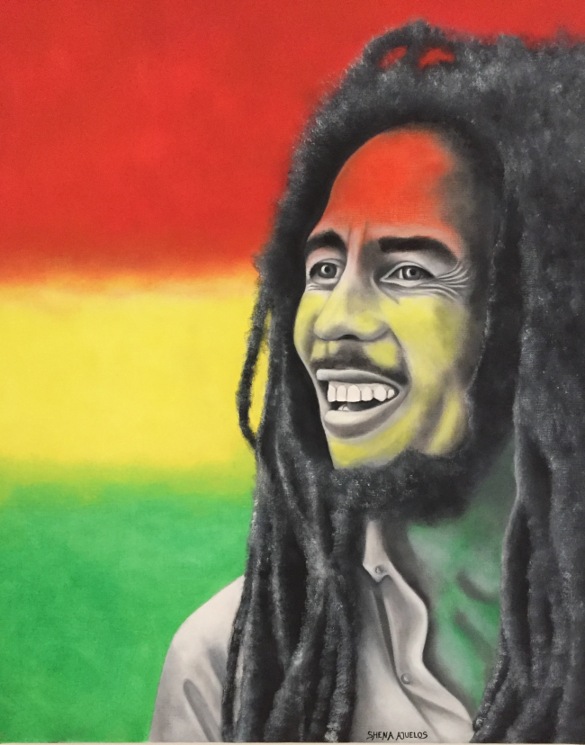 Bob Marley ( 81 x 65 ) VENDU