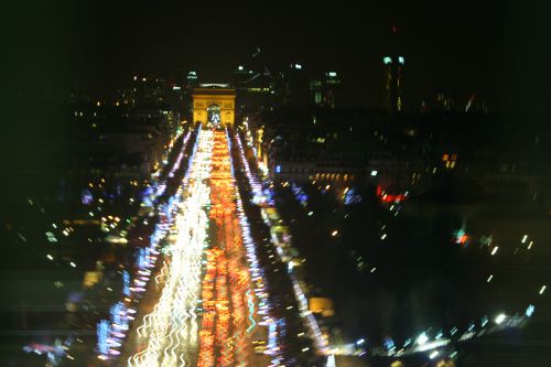 Les Champs Elysées vue de la Grande Roue