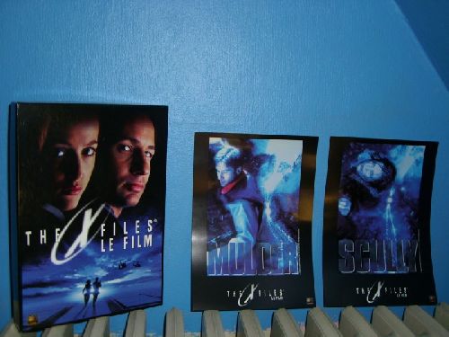 FTF avec deux litographies de Mulder et Scully