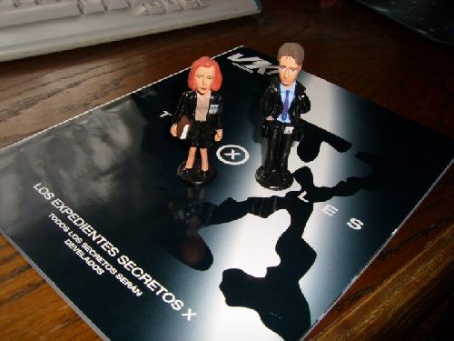 Mulder et Scully en plomb