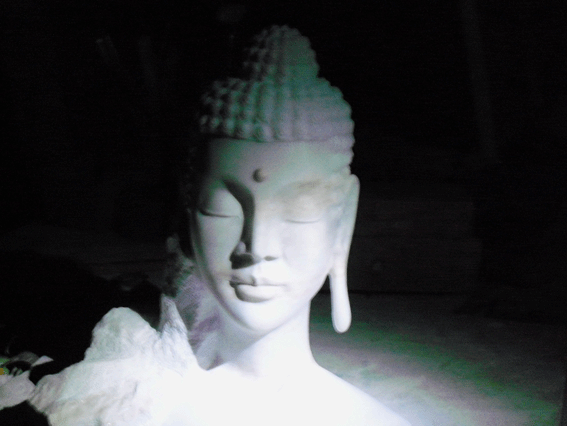 Bouddha - (commande) - Marbre - h 38 cm