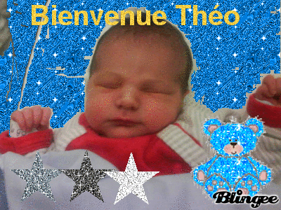 Le 25/02/09 : cadeau pour la naissance de Théo, fils de ma meilleure amie Karine