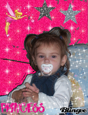 Le 27/02/09 : encore pour ma belle soeur, c\'est ma nièce Fleur : elle est trop chou !
