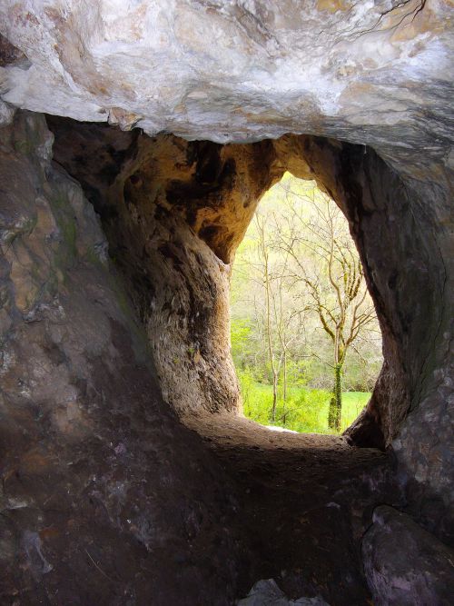 intérieur d'une caverne des environs de la Bouriane ..