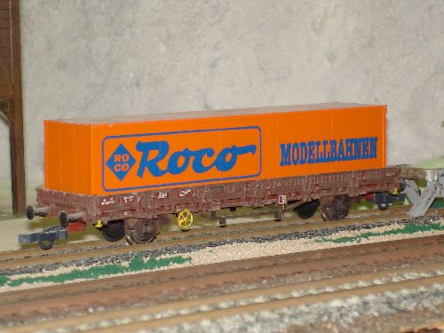 Roco. Plat porte container Roco. Ref.4399 W