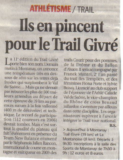 TRAIL GIVRE 2010